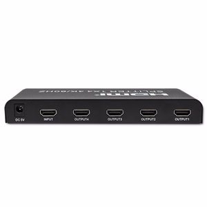 Qoltec 51799 aktiivne HDMI jagur 4 x HDMI 4K x 2K | 6Gb/s | 60Hz