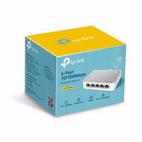 TP-Link TL-SF1005D Managed Fast Ethernet (10/100) valge
