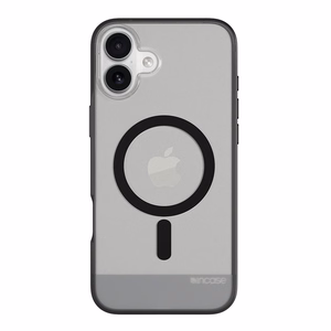 Incase Slim Case MagSafe'i toega ümbris iPhone 16 Plusile, must ja poolläbipaistev