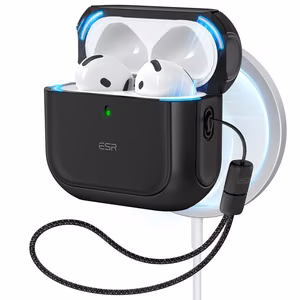 ESR Orbit Halolock MagSafe ümbris jaoks Apple AirPods 4 - must