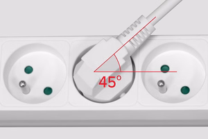 Rebel pikendusjuhe, 3 pistikupesa + 2 USB-pesa, lülitiga, 5 m