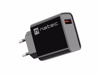 NATEC MAINS CHARGER RIBERA USB-A 18W must