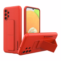 Wozinsky Kickstand Case silikoonist ümbris koos stendiga Samsung Galaxy A13 5G punane