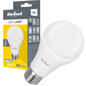 Rebel A60 E27 LED-lamp, 12 W, 6500 K, 230 V