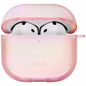 Uniq Iridescia AirPods 4 Hang Ümbris - Holo Roosa