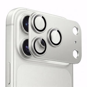 Tech-Protect Camfull Fit+ karastatud klaasist kaamerakaitse seadmele iPhone 18 Pro – hõbedane