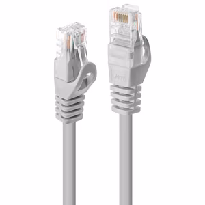Lindy CAT5e U/UTP võrgukaabel 1m hall
