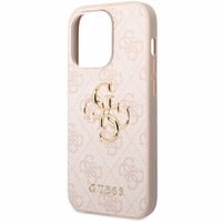 Guess GUHCP15X4GMGPI iPhone 15 Pro Max 6.7" roosa/roosa hardcase 4G Big Metal Logo