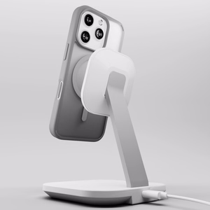 Puro Gradient MagSafe Silicone Ümbris jaoks iPhone 16 Pro - Hõbedane