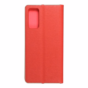 LUNA Book kuldne jaoks SAMSUNG S20 FE / S20 FE 5G punane