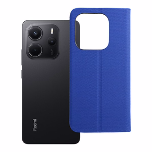 SENSITIVE Book case jaoks XIAOMI Redmi Note 14 4G (GLOBAL - 164,84mm x 78,15mm x 8,16mm) light sinine