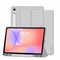 Tech-Protect SmartCase Pen Ümbris jaoks Samsung Galaxy Tab S9 11.0 / S9 FE / S10 FE / S10 Lite 10.9 X710 / X716B / X510 / X516B / X520 / X526 / X400 / X406B - Hall