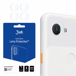 HYBRID GLASS 3MK FLEXIBLE GLASS LENS GOOGLE PIXEL 3A FOR CAMERA 4 PCS.