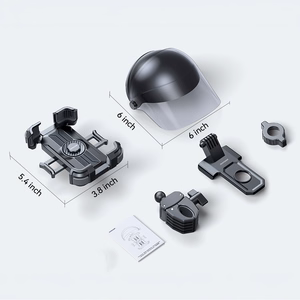 Joyroom JR-ZS526 jalgrattahoidja päikesevisiiri hoidjaga automaatne must