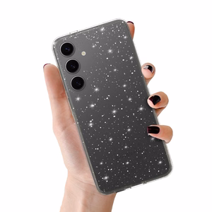 Crystal Glitter Ümbris jaoks Samsung Galaxy A25 5G Hõbedane