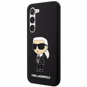 Karl Lagerfeld KLHCS23SSNIKBCK S23 S911 hardcase must/must Silicone Ikonik