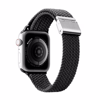 DUX DUCIS rihm MIXTURE II veniv punutud Apple Watch 42 / 44 / 45 mm must