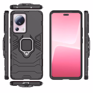 Ring Armor ümbris jaoks Xiaomi 13 Lite armored cover magnetic holder ring must