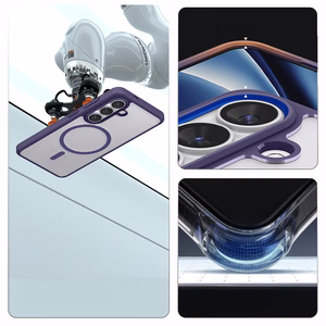 Spigen Ultra Hybrid Mag MagSafe ümbris Samsung Galaxy S26+ - läbipaistev tumesinine