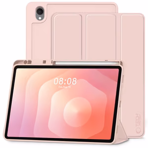 Tech-Protect SmartCase Pen jaoks Samsung Galaxy Tab S11 11.0 X730 / X736 - roosa