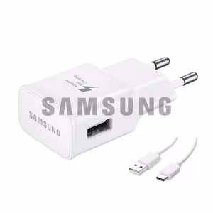 Laadija Samsung TA200NWE valge 15W (pakendiga) + Type-C kaabel (100% originaal)