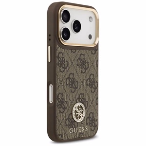 Guess 4G Strass Logo MagSafe ümbris jaoks iPhone 17 Pro - brown