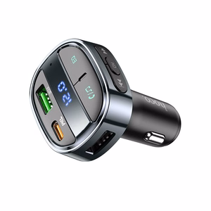 FM modulator Hoco E70 PD30W+QC3.0 black