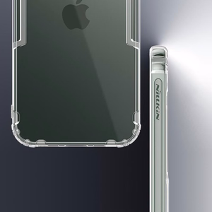 Nillkin Nature TPU ümbris seadmele Apple iPhone 12 Pro Max, tumeroheline