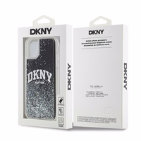 DKNY Liquid Glitter Big Logo ümbris jaoks iPhone 11 / Xr - must