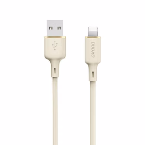 Dudao L7SL USB-A - Lightning 5A kaabel 1m - beige