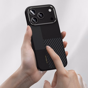 Benks Montage Magnetic Armor Pro Kevlar Ümbris Metal Frame 600D+1500D (MA69) jaoks Iphone 17 Pro must (Camera Control Button)