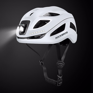 Rockbros ZK-077 jalgrattakiiver integreeritud mitmesuunalise valgustusega 57-61 cm - valge