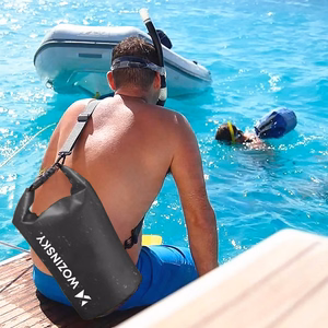 Wozinsky WWK-30 veekindel kott SUP kajakile 30 l - must