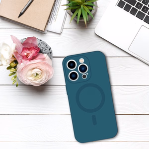 TEL PROTECT MagSilicone Ümbris jaoks Iphone 14 sinine
