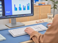 Trust Ody II juhtmevaba komplekt (klaviatuur + hiir) valge US