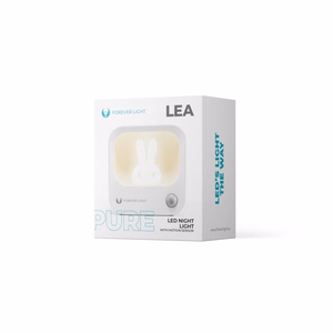 LED BUNNY Night Lamp PURE FLC-10 LEA PIR valge 500mAh Forever Light