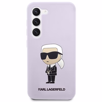 Karl Lagerfeld KLHCS23MSNIKBCU S23+ S916 hardcase lilla/lilla Silicone Ikonik