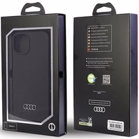 Audi Silicone Ümbris iPhone 14 6.1" must/must hardcase AU-LSRIP14-Q3/D1-BK
