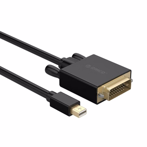 Orico XD-MDTD Mini DisplayPort–DVI, Full HD 60 Hz kaabel, 3 m – must