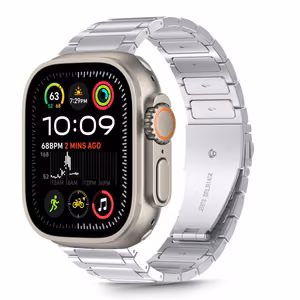 Rihm TECH-PROTECT STAINLESS CLASSIC APPLE WATCH 6 / 7 / 8 / 9 / 10 / SE / ULTRA 1 / 2 (44 / 45 / 46 / 49 MM) hõbedane
