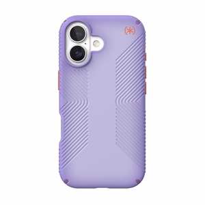 Speck Presidio Lux Grip MagSafe ümbris seadmele iPhone 17, Purple Fade / Magic Purple / New Poppy värvitoonis