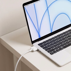 Tech-Protect MMC01 Ultraboost USB-C / MagSafe 3 140W 300cm kaabel mudelile MacBook, valge