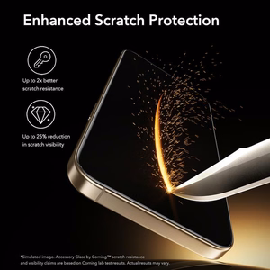ESR UltraFit Armorite Pro Karastatud klaas jaoks iPhone 17 Pro - Clear