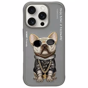 Nimmy Glasses Cool Dog iPhone 16 Pro Ümbris - Hall