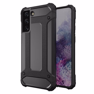 Hybrid Armor Case прочный защитный чехол для Samsung Galaxy S22+ (S22 Plus) чёрный