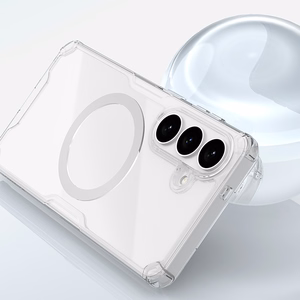 Nillkin Nature TPU Pro чехол совместимый с MagSafe для Samsung Galaxy S26+ белый