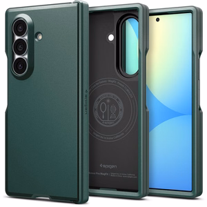Spigen Tough Armor Pro MagFit MagSafe ümbris mudelile Samsung Galaxy Z Fold 8 Ultra – tumeroheline