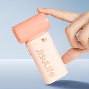 Jisulife Life9 3600 mAh kaasaskantav USB-käsiventilaator-minipuhur, roosa