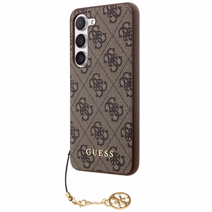 Guess 4G Charms Collection ümbris jaoks Samsung Galaxy A35 - brown