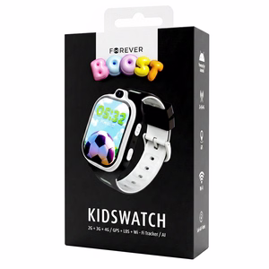 Смарт-часы Forever GPS WiFi 4G детские Boost KW-530 чёрный